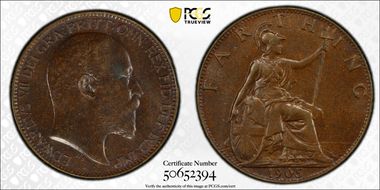 1905 1/4D S-3992 Blackened finish MS64