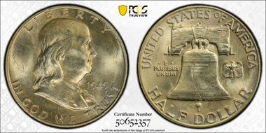 1949-D 50C MS63FBL