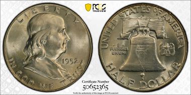 1952-D 50C MS65