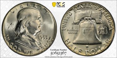 1953 50C MS63