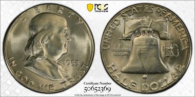 1953-S 50C MS64