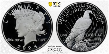 2024-S $1 Peace Dollar First Strike PR70DCAM