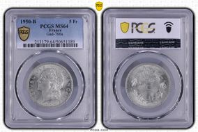 1950-B 5 Fr Gad-766a MS64