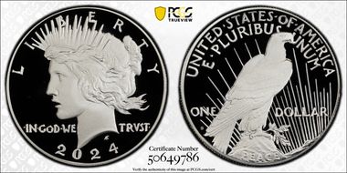 2024-S $1 Peace Dollar First Strike PR69DCAM