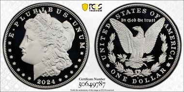 2024-S $1 Morgan Dollar First Strike PR70DCAM