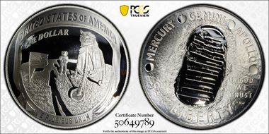 2019-P $1 Apollo 11 50th Anniversary PR70DCAM