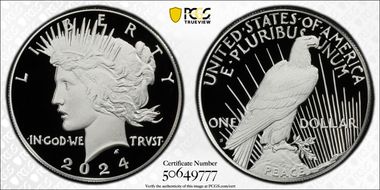 2024-S $1 Peace Dollar PR70DCAM