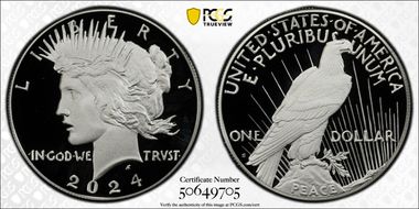 2024-S $1 Peace Dollar First Strike PR68DCAM