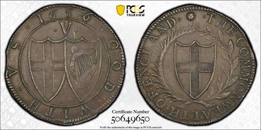 1656/4 Crown Commonwealth, S-3214 MS63