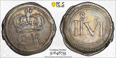 (1643-44) 1/2 Cr S-6545 Ormonde VF30