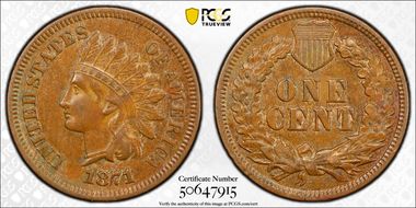 1871 1C AU58BN
