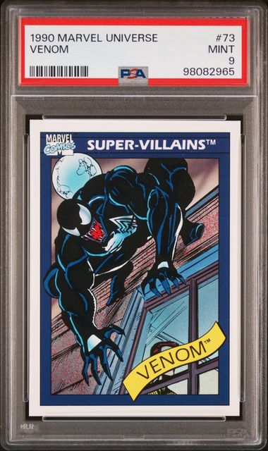 1990 Marvel Marvel Universe #73 Venom front