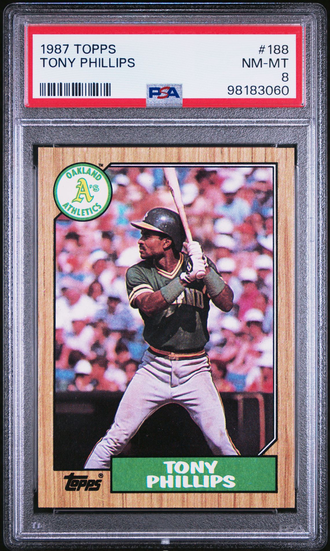 1987 Topps TOPPS #188 Tony Phillips front