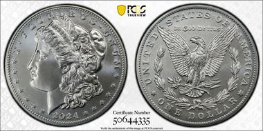 2024 $1 Morgan Dollar MS70