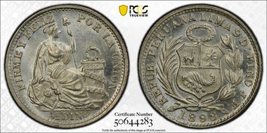 1898-JF 1/2 Din MS66