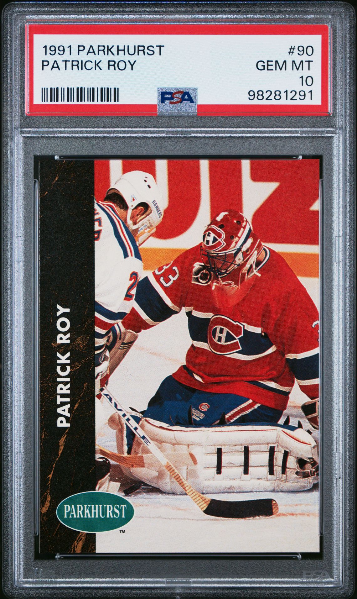 1991 PARKHURST #90 Patrick Roy front
