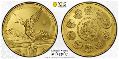 2004-Mo Onza Libertad Gold MS69