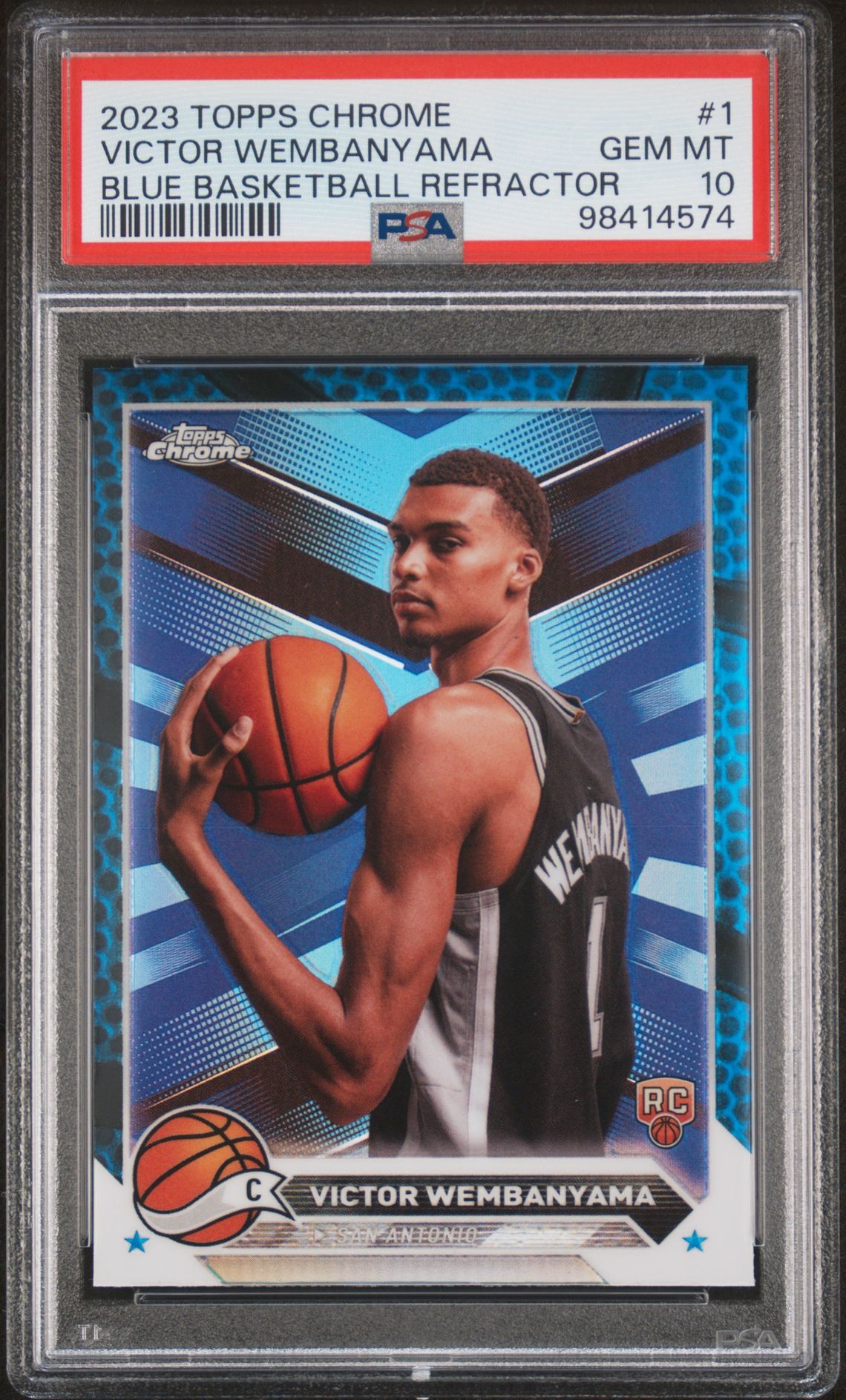 2023 Topps Topps Chrome Refractor #1 Victor Wembanyama front