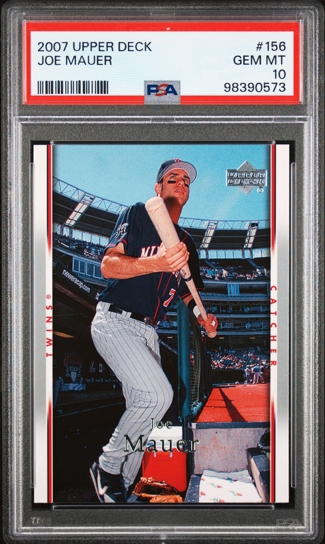 2007 UPPER DECK #156 Joe Mauer front
