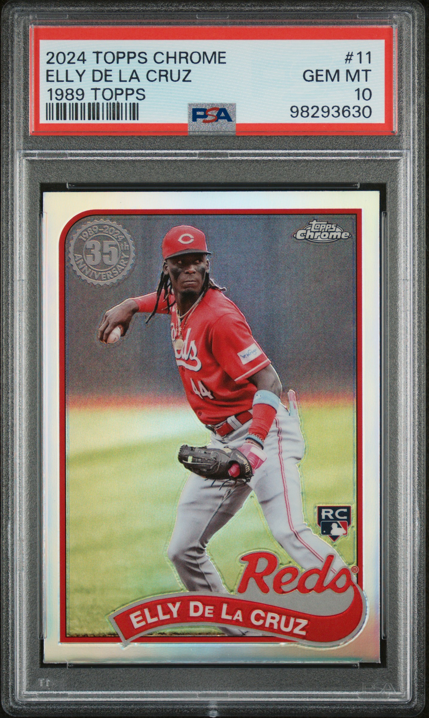 Elly De La Cruz 2024 Topps Chrome 1989 Topps Baseball