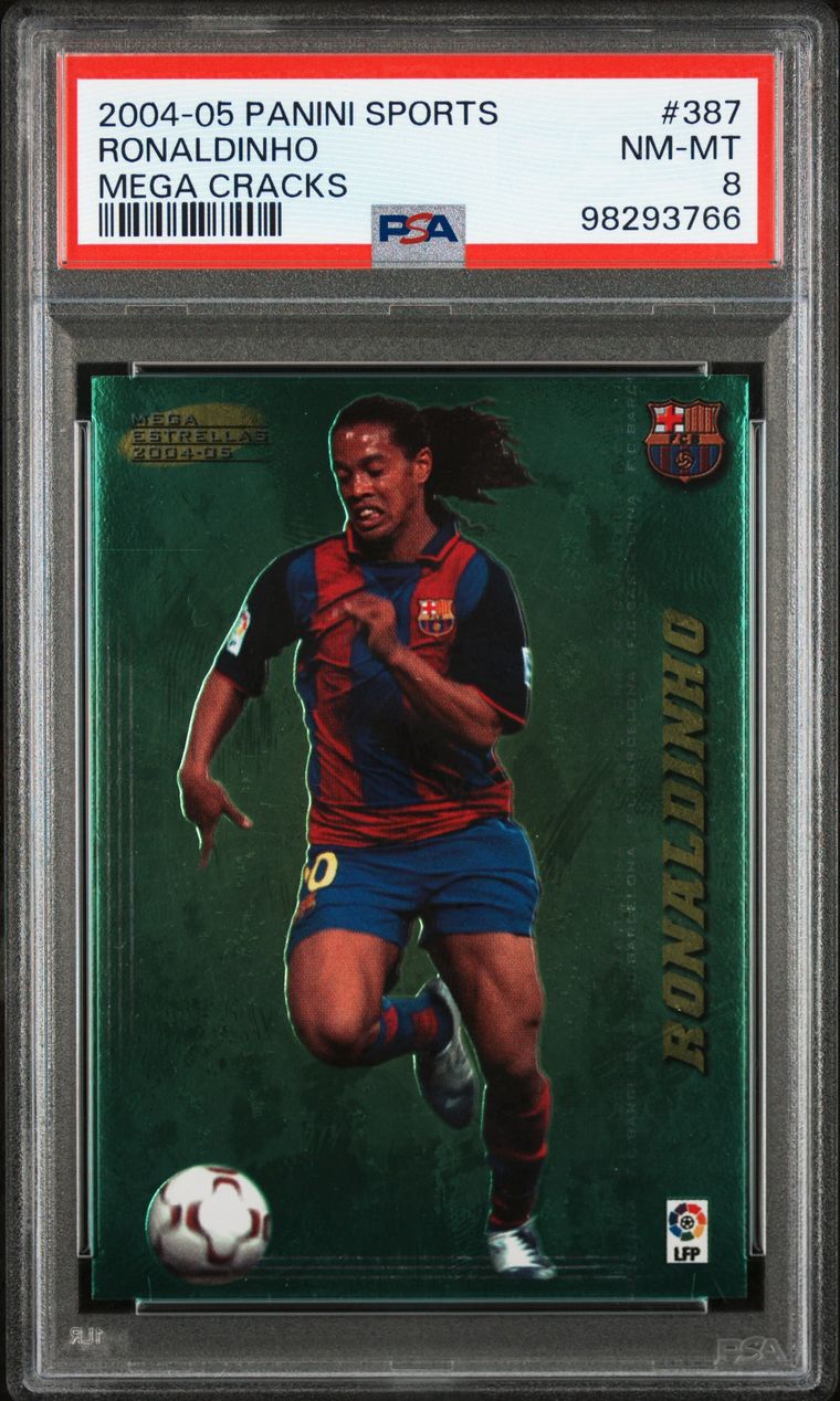 PANINI MEGA FICHAS 03-04 ロナウジーニョ ジャージカード バルセロナ