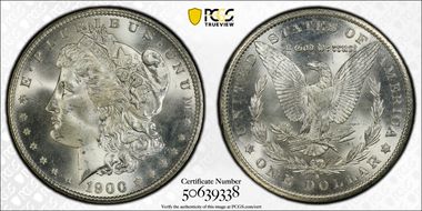 1900-S $1 MS65+ 