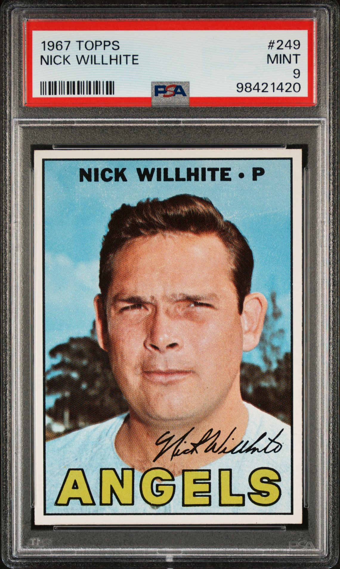 1967 Topps TOPPS #249 Nick Willhite front