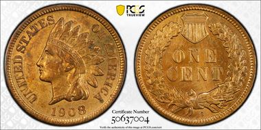 1908-S 1C N1BN