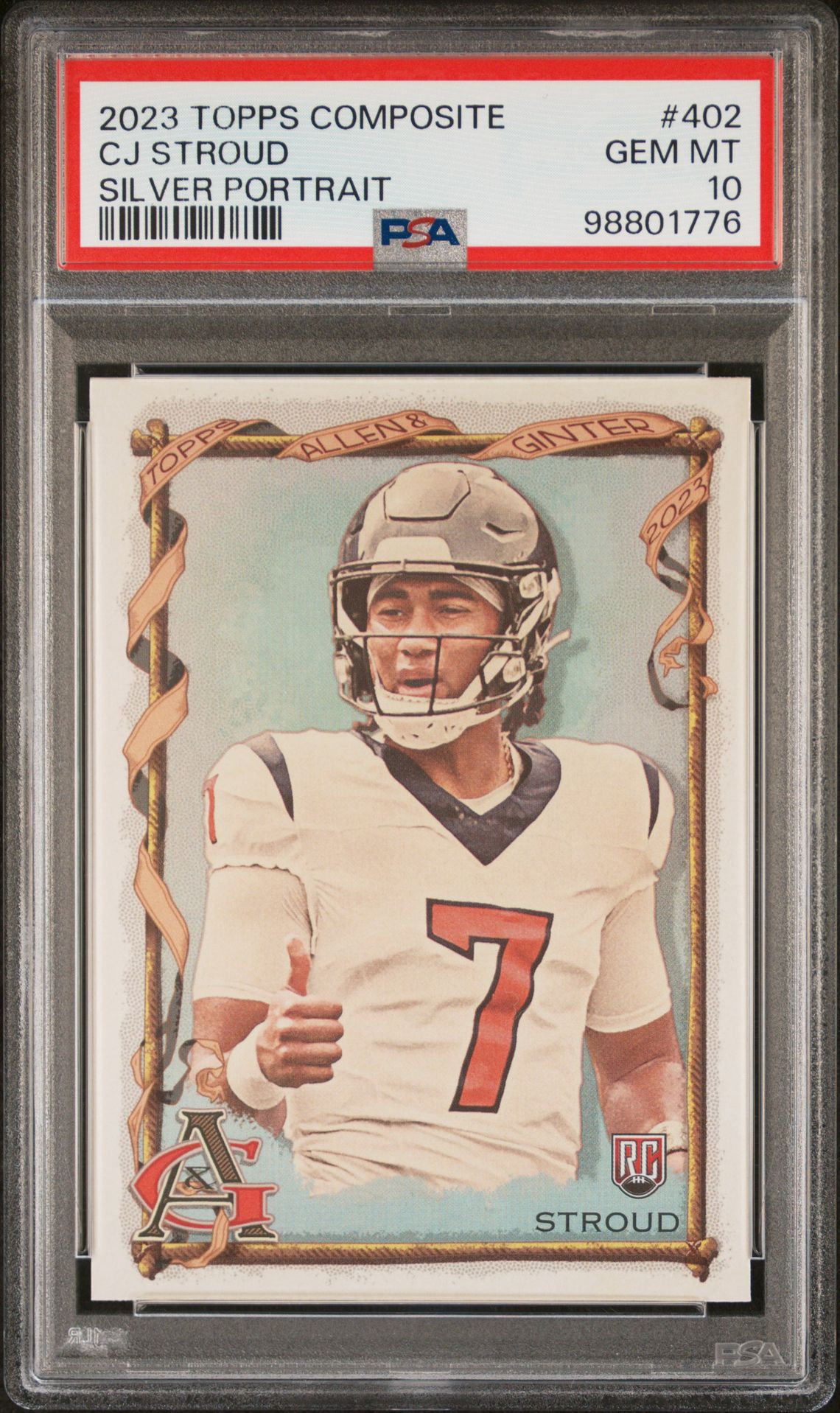 2023 Topps TOPPS COMPOSITE SILVER PORTRAIT #402 Cj Stroud front