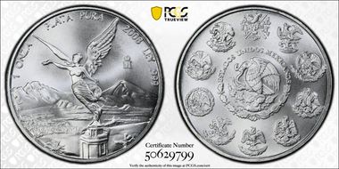2008-Mo Onza Libertad Ag MS69