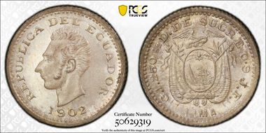 1902/802-JF 1/2 Dec Lima MS65