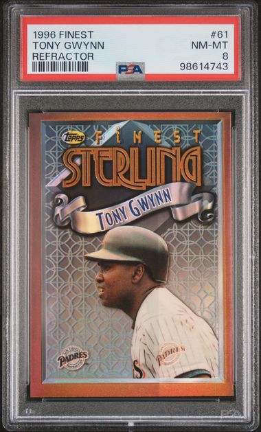 1996 Topps FINEST Refractor #61 Tony Gwynn front