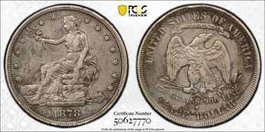 1878-S T$1 Trade N1