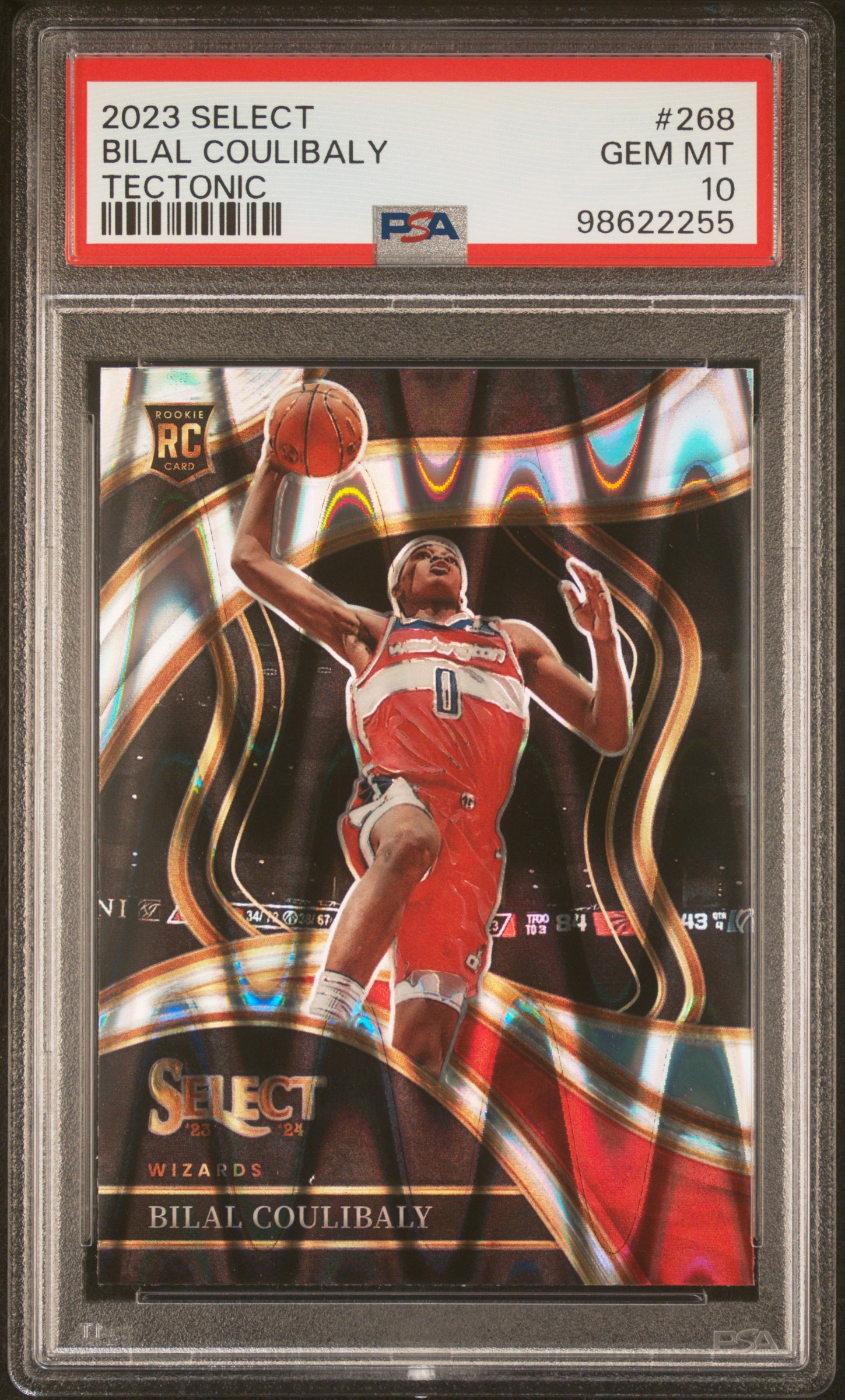 2023 Panini Select Bilal Coulibaly #268 (Tectonic) Gem Mt 10 front