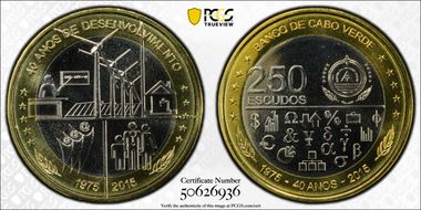 2015 250 Esc 40th Ann. Indep. & Develop. Bi-Metallic MS69