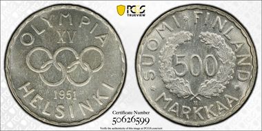 1951-H 500 Mar Olympic MS65