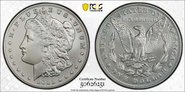 2023 $1 Morgan Dollar MS70