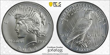 2023 $1 Peace Dollar MS69