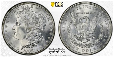 1888 $1 MS67