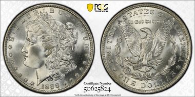 1888-O $1 MS66+