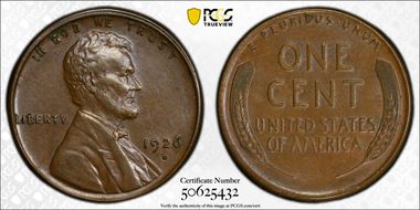1926-D 1C AU58BN