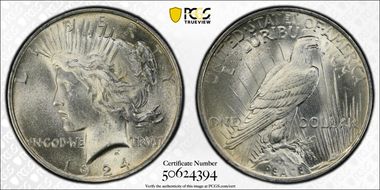 1924 $1 MS64