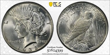 1935 $1 MS63