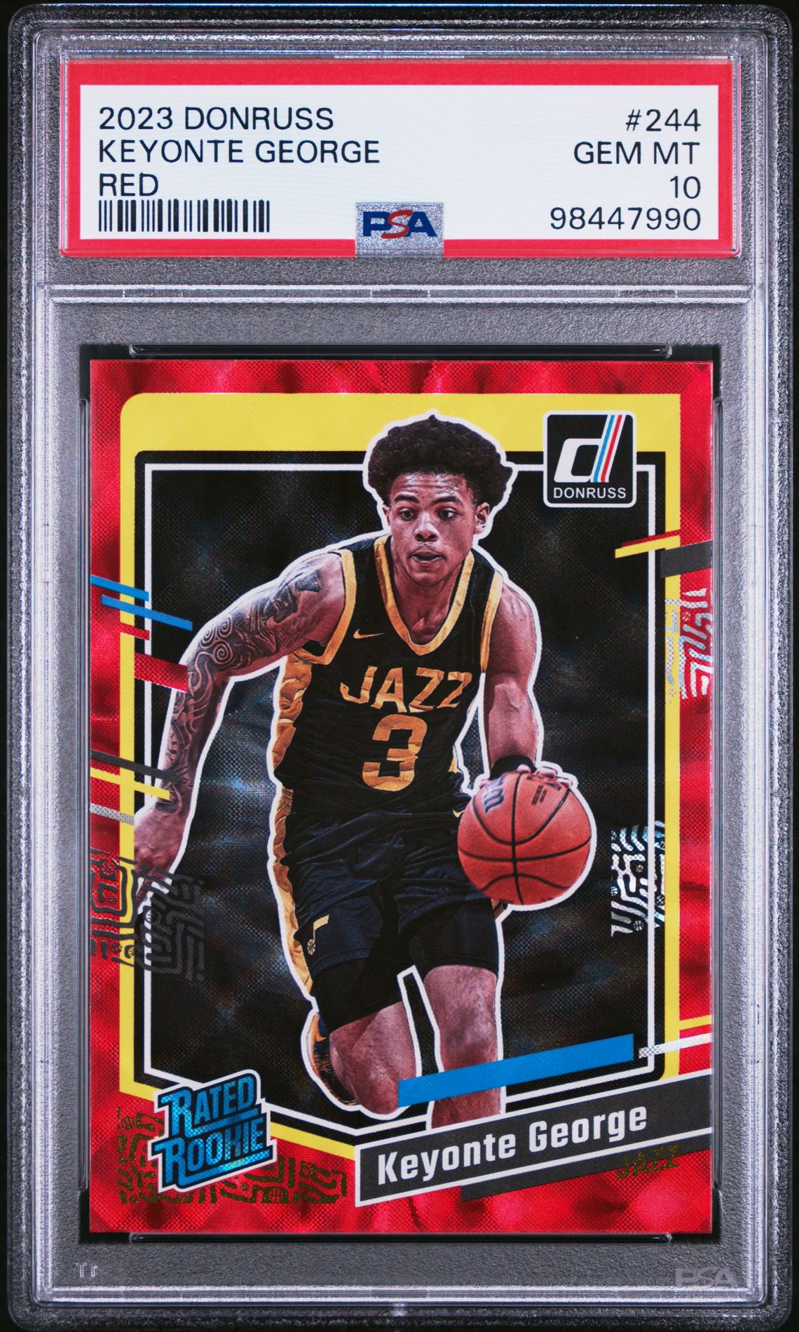2023 Panini PANINI DONRUSS RED #244 Keyonte George front