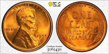 1944 1C MS67+ RD