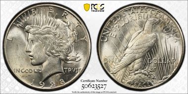 1928 $1 MS61