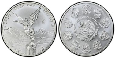 2023-Mo 5 Onza Libertad Ag MS70