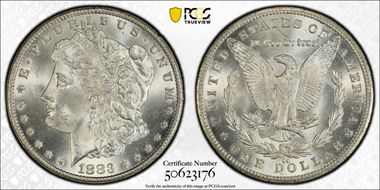 1883-CC $1 MS66+ 