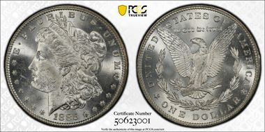 1885 $1 MS63