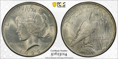 1923 $1 MS65